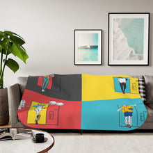 Load image into Gallery viewer, Anime Jujutsu Kaisen Sherpa Blanket
