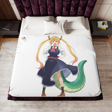 Load image into Gallery viewer, Anime Miss Kobayashi&#39;s Dragon Maid Sherpa Blanket
