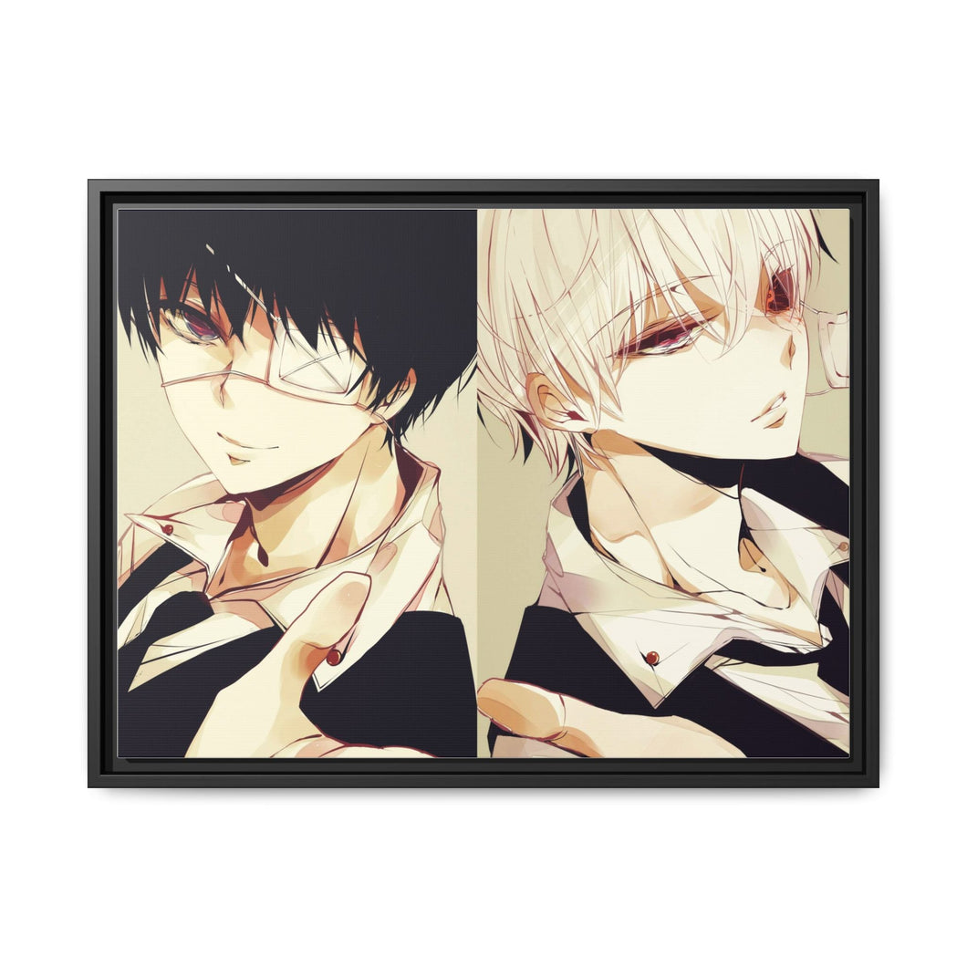 Kaneki Ken ( Tokyo Ghoul) Canvas Framed Art Print
