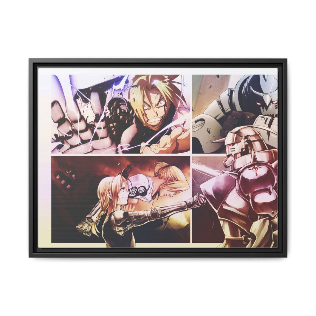 Anime FullMetal Alchemist Canvas Framed Art Print