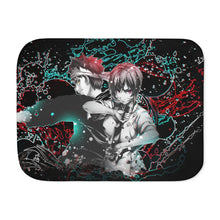 Load image into Gallery viewer, Shokugeki No Soma - Dark Yukihira Souma &amp; Erina Nakiri Sherpa Blanket
