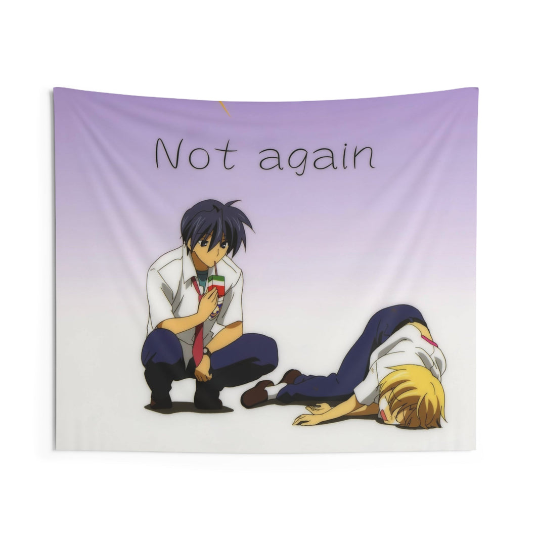 Clannad Tomoya Okazaki, Youhei Sunohara Indoor Wall Tapestry