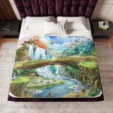 Load image into Gallery viewer, Anime Touhou Sherpa Blanket
