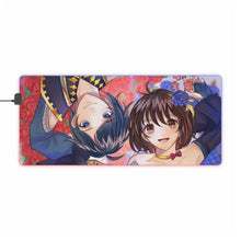 Load image into Gallery viewer, To Become a Real Heroine! The Unpopular Girl and the Secret Task RGB LED Mouse Pad (Desk Mat)

