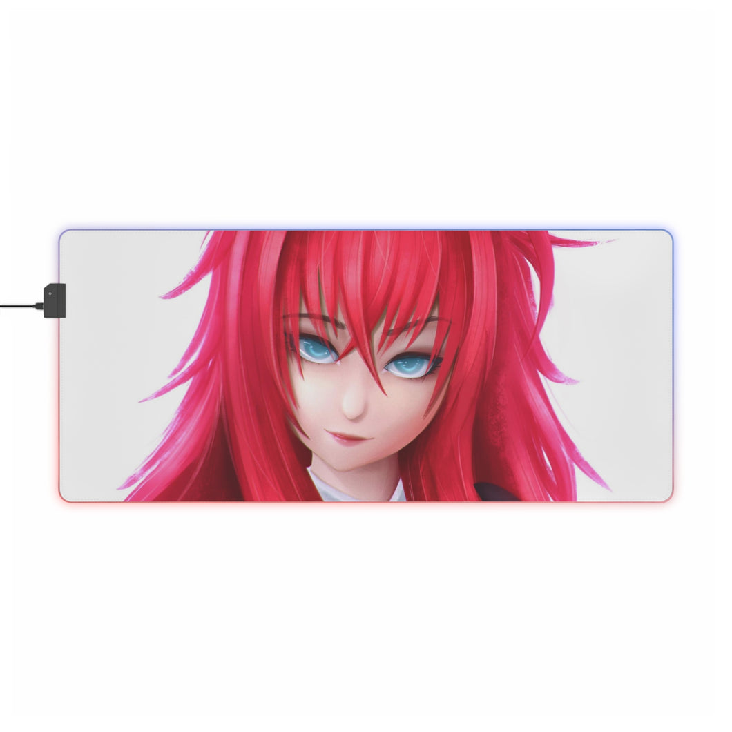 High School DxD Rias Gremory RGB LED Mouse Pad (Desk Mat)