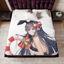 Load image into Gallery viewer, Rascal Does Not Dream Of Bunny Girl Senpai Sherpa Blanket
