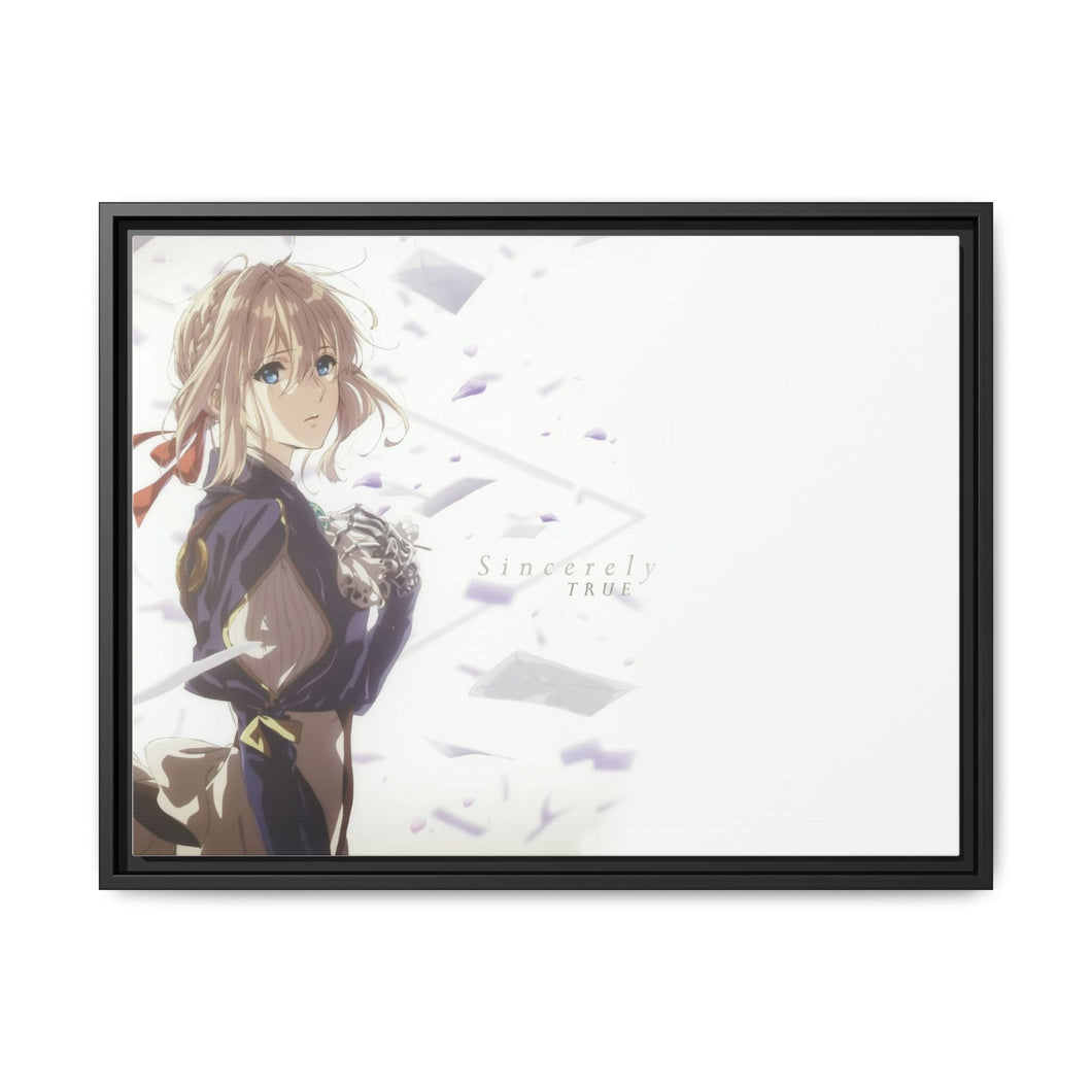 Violet Evergarden Violet Evergarden, Violet Evergarden Canvas Framed Art Print