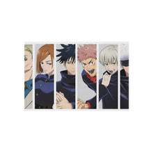Load image into Gallery viewer, Nobara Kugisaki Satoru Gojo Kento Nanami Megumi Fushiguro Toge Inumaki and Yuji Itadori Rug
