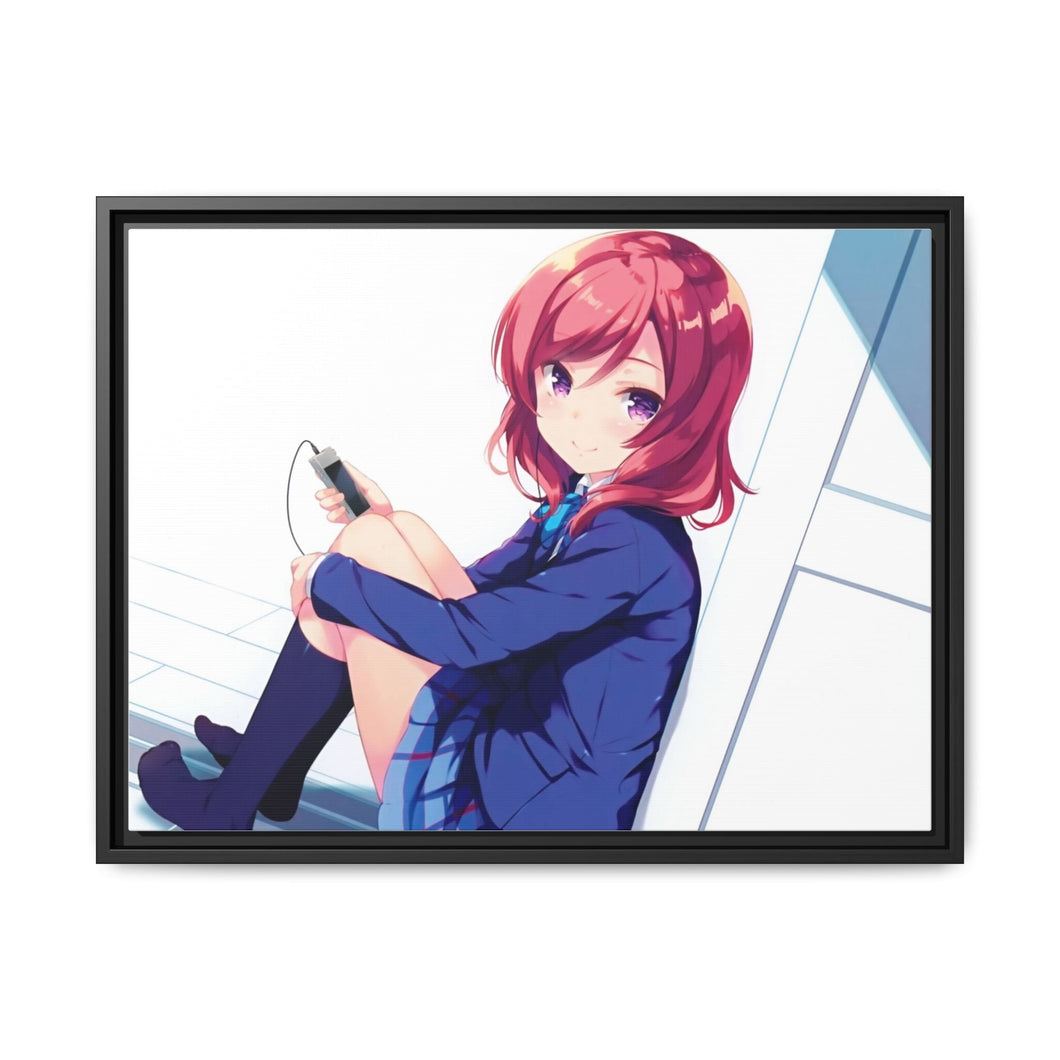 Nishikino Maki Canvas Framed Art Print