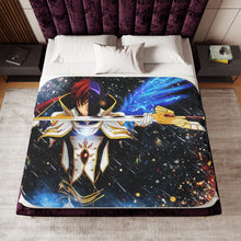 Load image into Gallery viewer, Follow the code Sherpa Blanket
