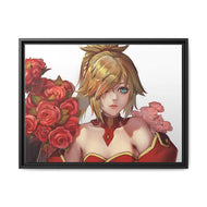 Fate/Apocrypha Saber Of Red Canvas Framed Art Print