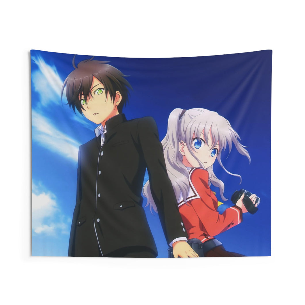 Yū Otosaka and Nao Tomori Together Indoor Wall Tapestry