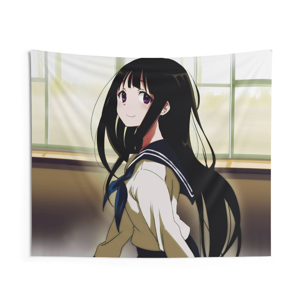 Eru Chitanda Smiling face Indoor Wall Tapestry