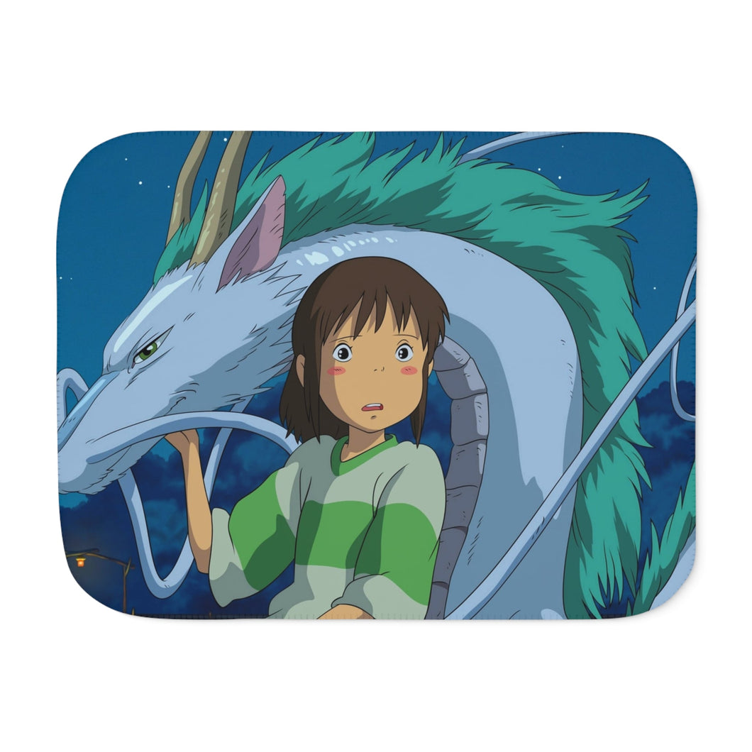 Anime Spirited Away Sherpa Blanket