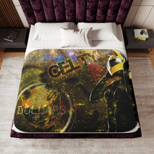 Load image into Gallery viewer, Durarara!! Celty Sturluson Sherpa Blanket
