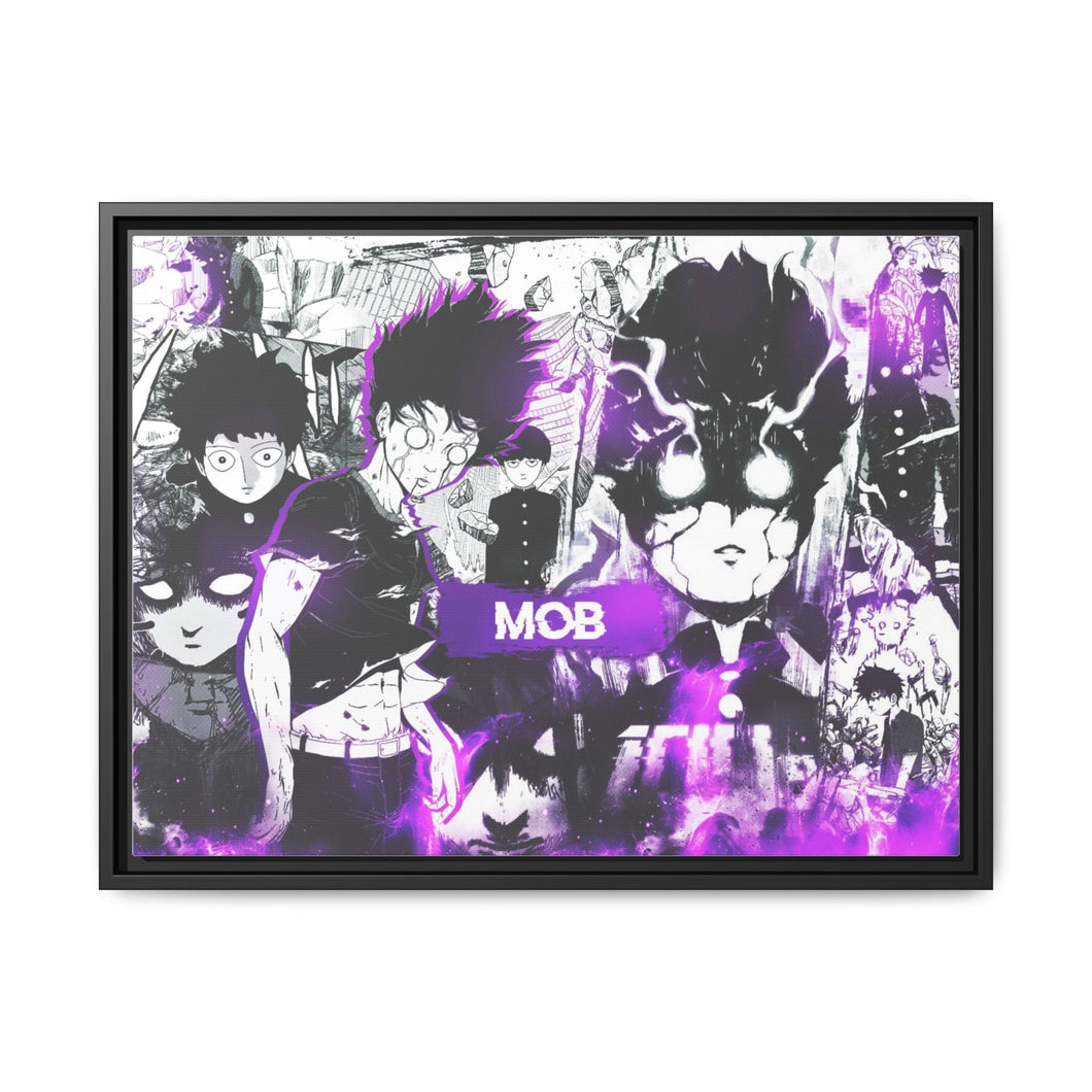 Mob Psycho 100 Shigeo Kageyama Canvas Framed Art Print