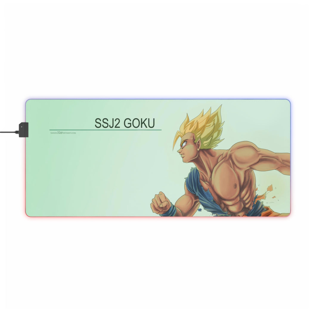 Anime Dragon Ball Z RGB LED Mouse Pad (Desk Mat)
