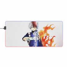 Load image into Gallery viewer, Shoto Todoroki RGB LED Mouse Pad (Desk Mat)
