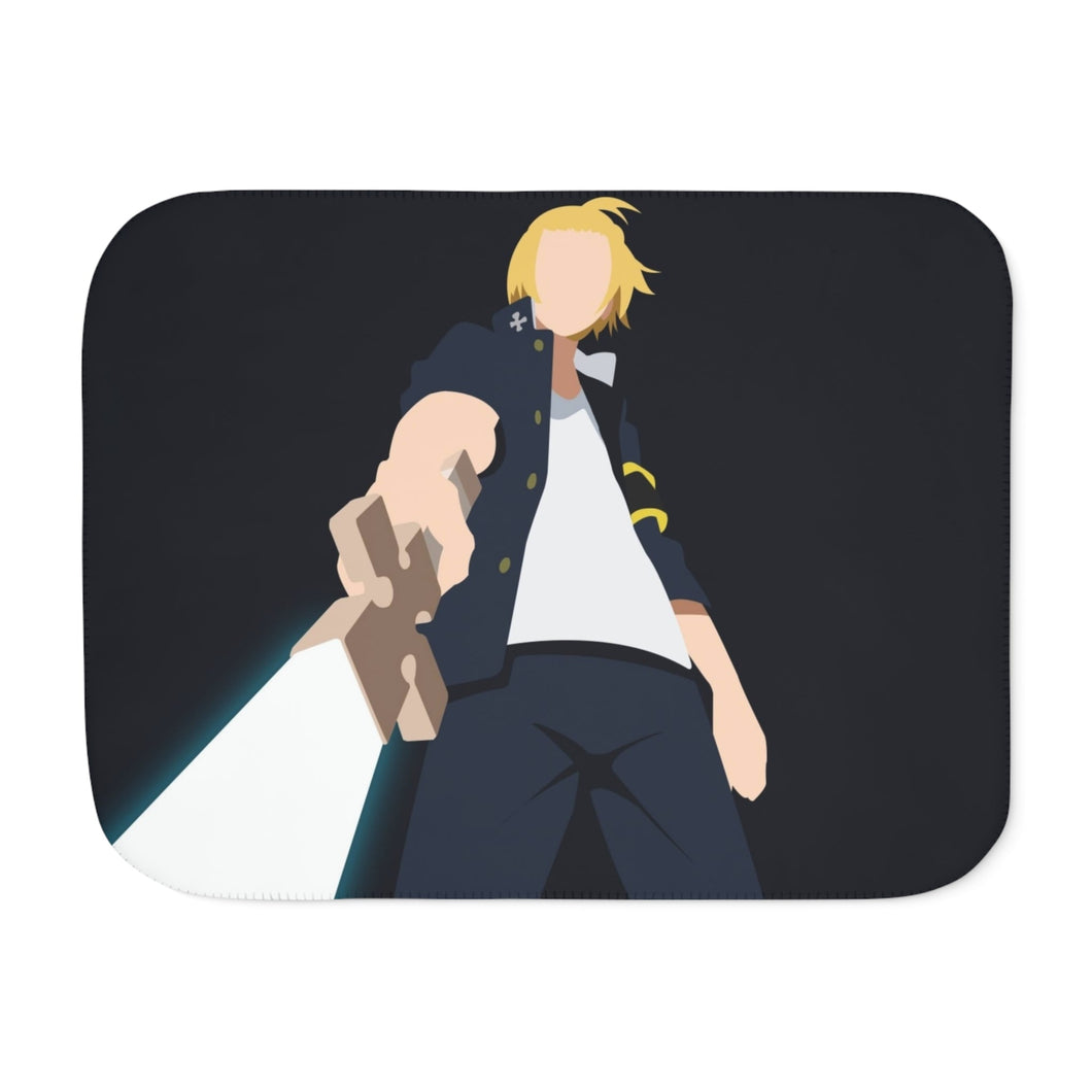 Fire Force Arthur Boyle Sherpa Blanket