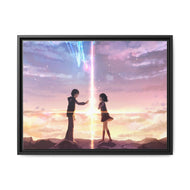Taki and Mitsuha (Your Name) Canvas Framed Art Print