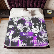 Load image into Gallery viewer, Mob Psycho 100 Shigeo Kageyama Sherpa Blanket
