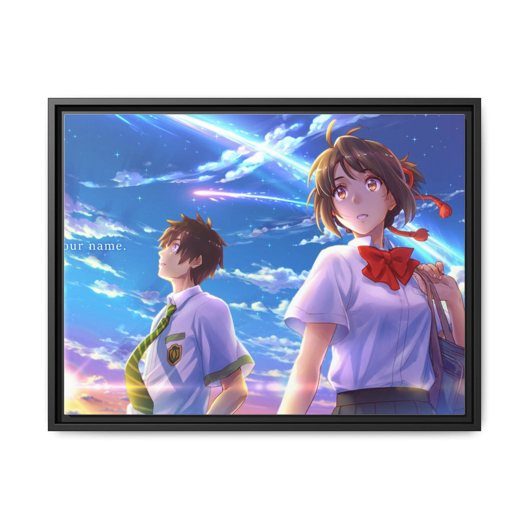 Your Name. Canvas Framed Art Print