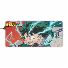 Load image into Gallery viewer, My Hero Academia Izuku Midoriya RGB LED Mouse Pad (Desk Mat)

