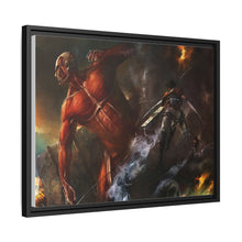 Load image into Gallery viewer, Anime Attack On Titan Canvas Framed Art Print
