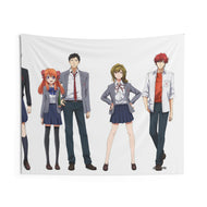 Monthly Girls' Nozaki-kun Chiyo Sakura, Yuzuki Seo Indoor Wall Tapestry
