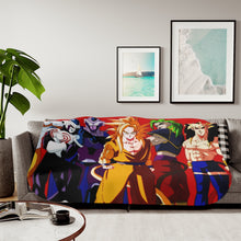 Load image into Gallery viewer, Tribute Dragon Ball Sherpa Blanket
