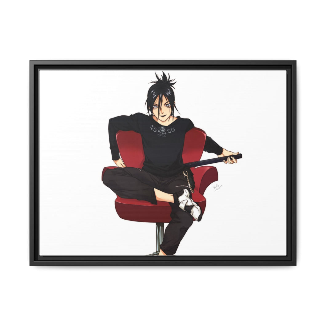 Sonic Canvas Framed Art Print