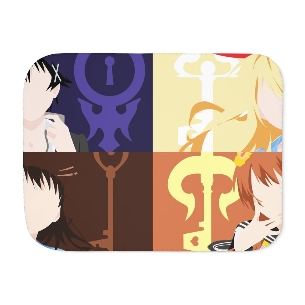 Nisekoi Chitoge Kirisaki, Kosaki Onodera, Marika Tachibana Sherpa Blanket