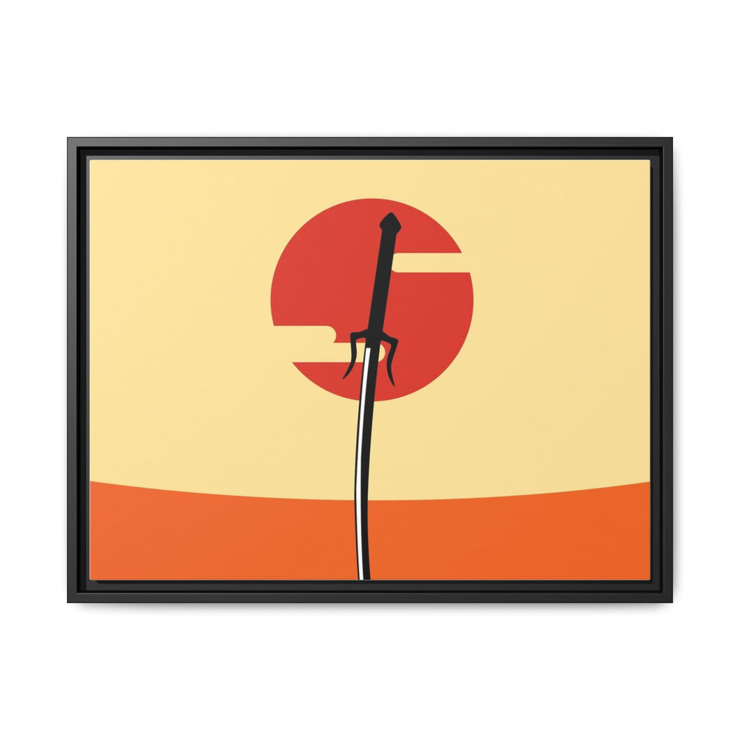 Anime Samurai Champloo Canvas Framed Art Print