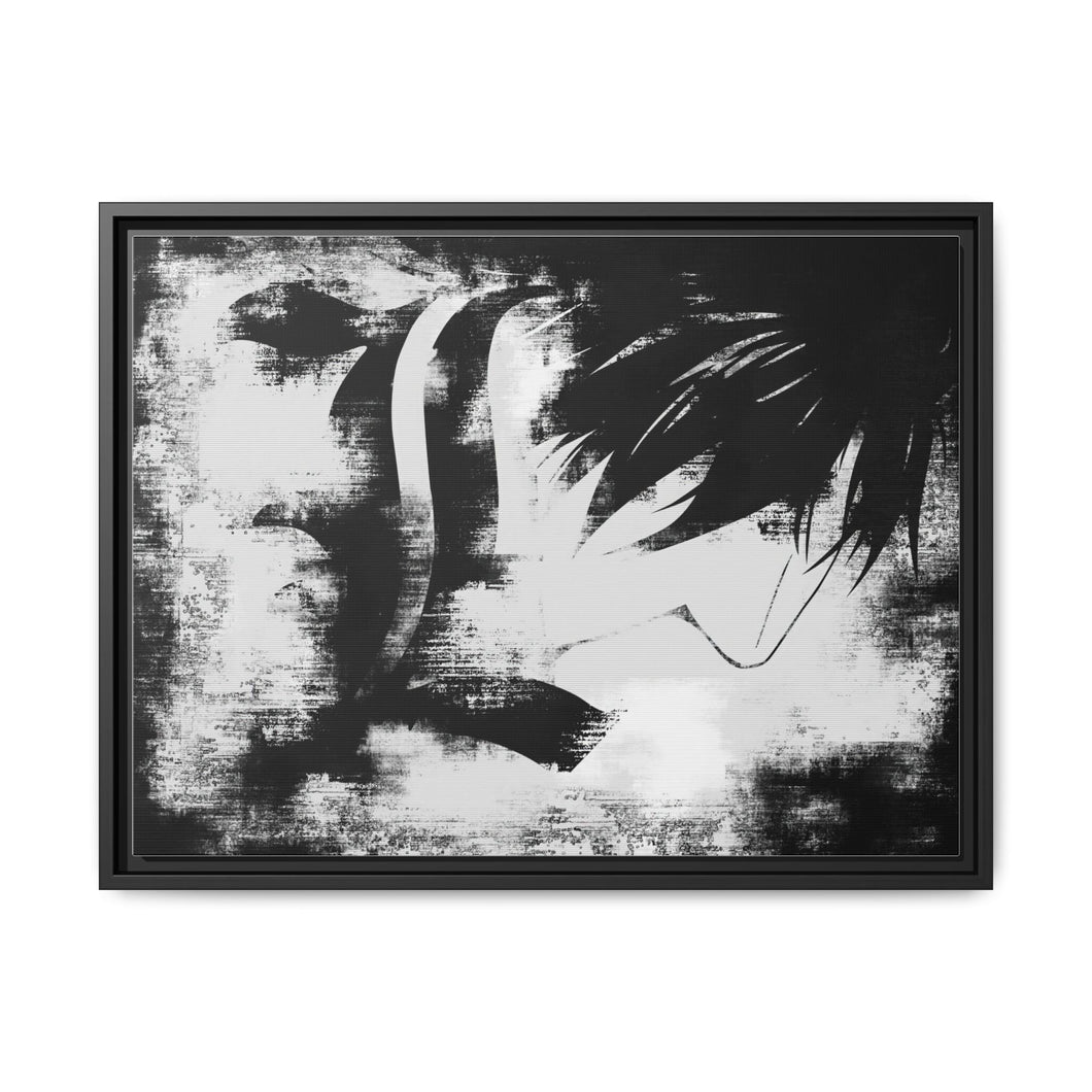 Anime Death Note Canvas Framed Art Print