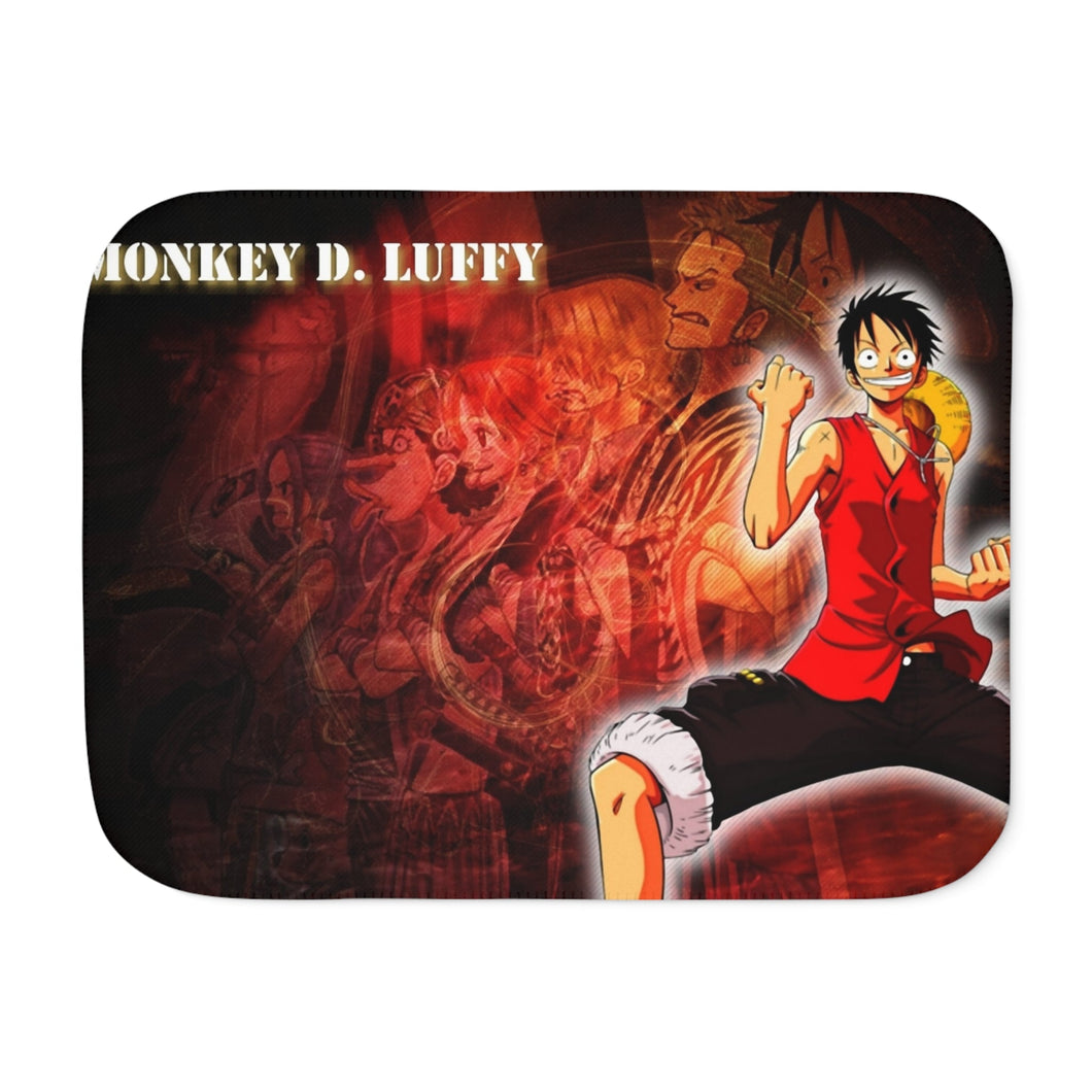 Anime One Piecer Sherpa Blanket