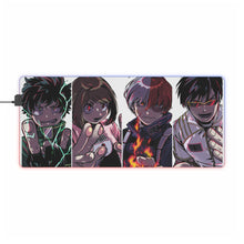 Load image into Gallery viewer, My Hero Academia Izuku Midoriya, Tenya Iida RGB LED Mouse Pad (Desk Mat)
