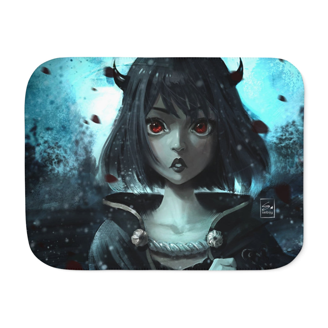 Black Clover Sherpa Blanket