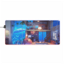 Load image into Gallery viewer, Anime Living Room Underwater RGB LED Mouse Pad (Desk Mat)
