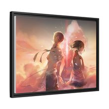 Load image into Gallery viewer, Taki and Mitsuha (Your Name) Canvas Framed Art Print
