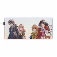 Load image into Gallery viewer, Masamune-kun&#39;s Revenge Aki Adagaki, Masamune Makabe, Yoshino Koiwai, Kojuurou Shuri RGB LED Mouse Pad (Desk Mat)
