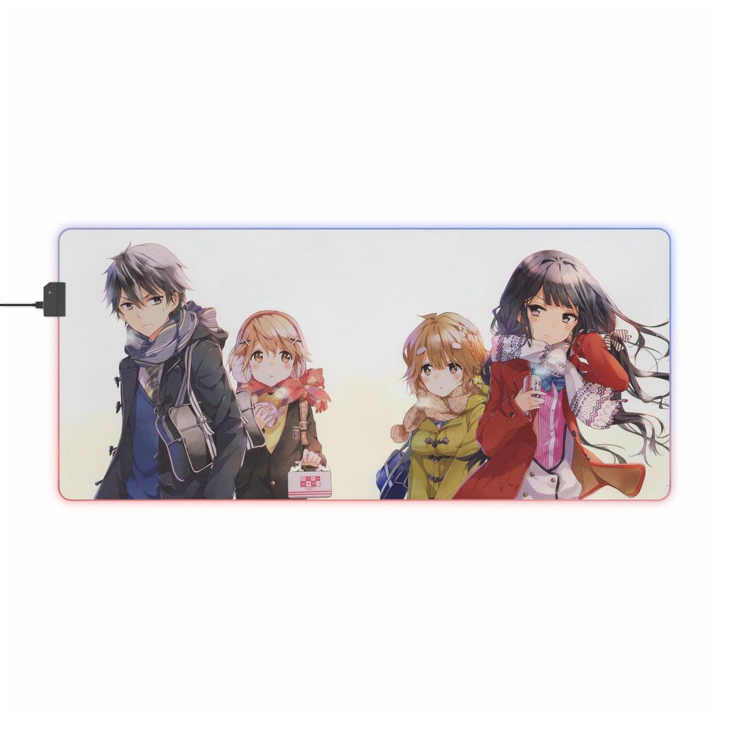 Masamune-kun's Revenge Aki Adagaki, Masamune Makabe, Yoshino Koiwai, Kojuurou Shuri RGB LED Mouse Pad (Desk Mat)