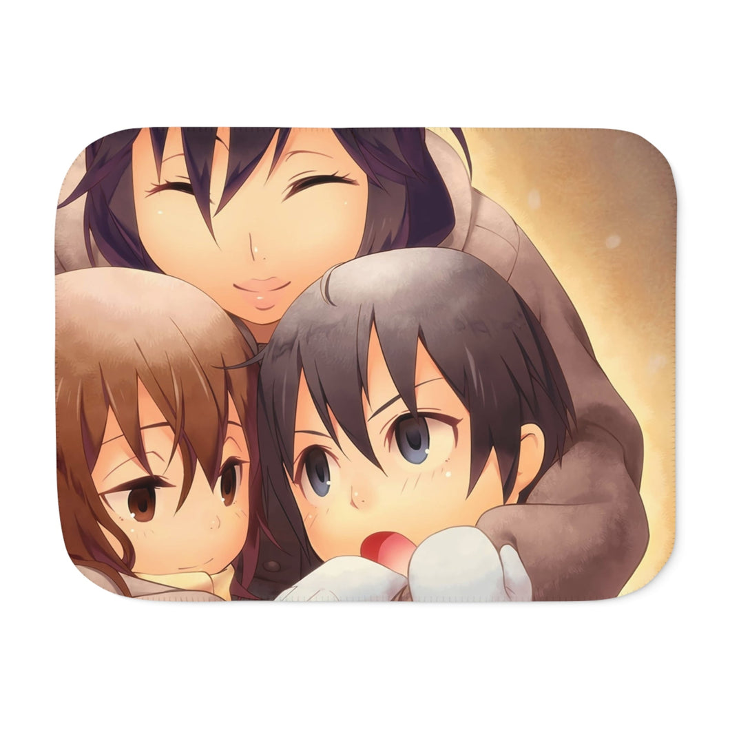 Anime ERASED Sherpa Blanket