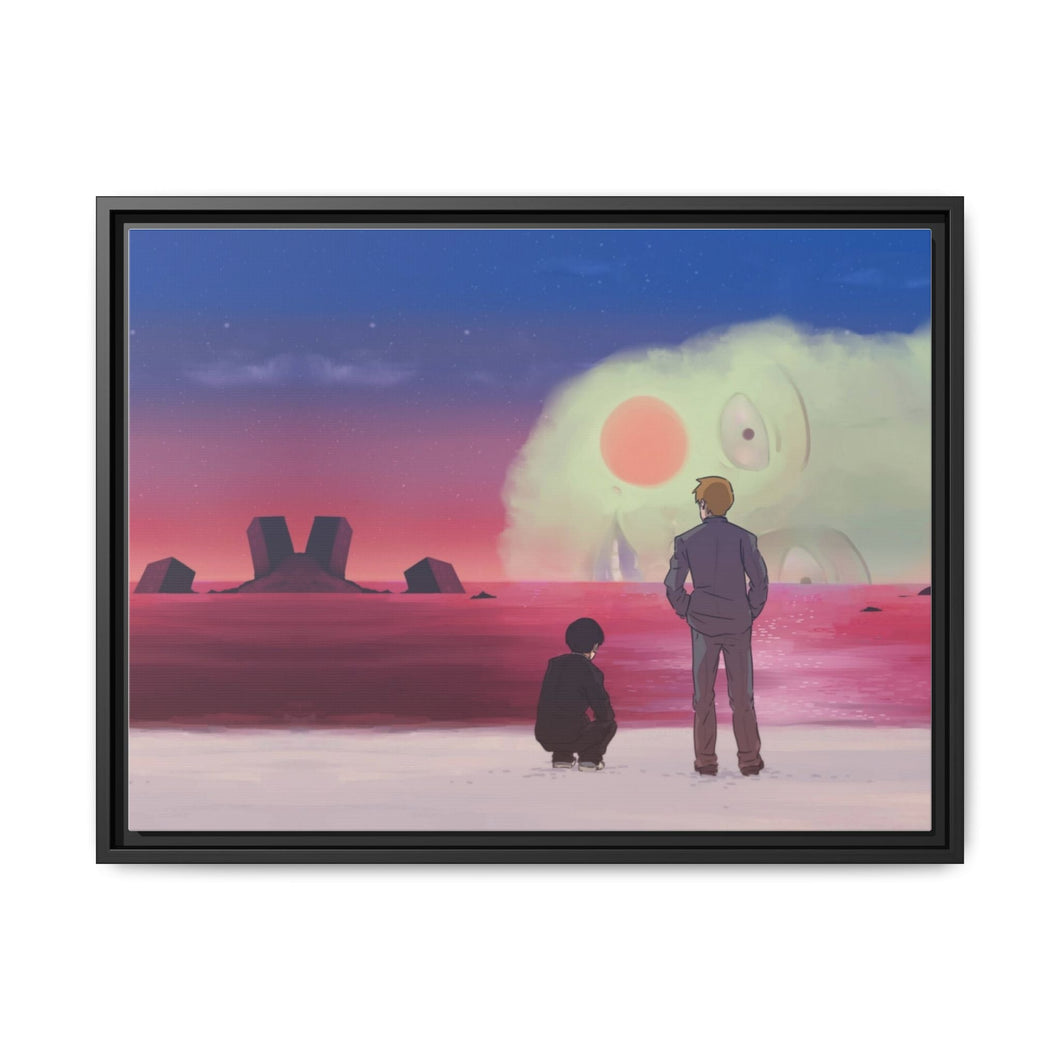 Mob Psycho 100 Shigeo Kageyama Canvas Framed Art Print