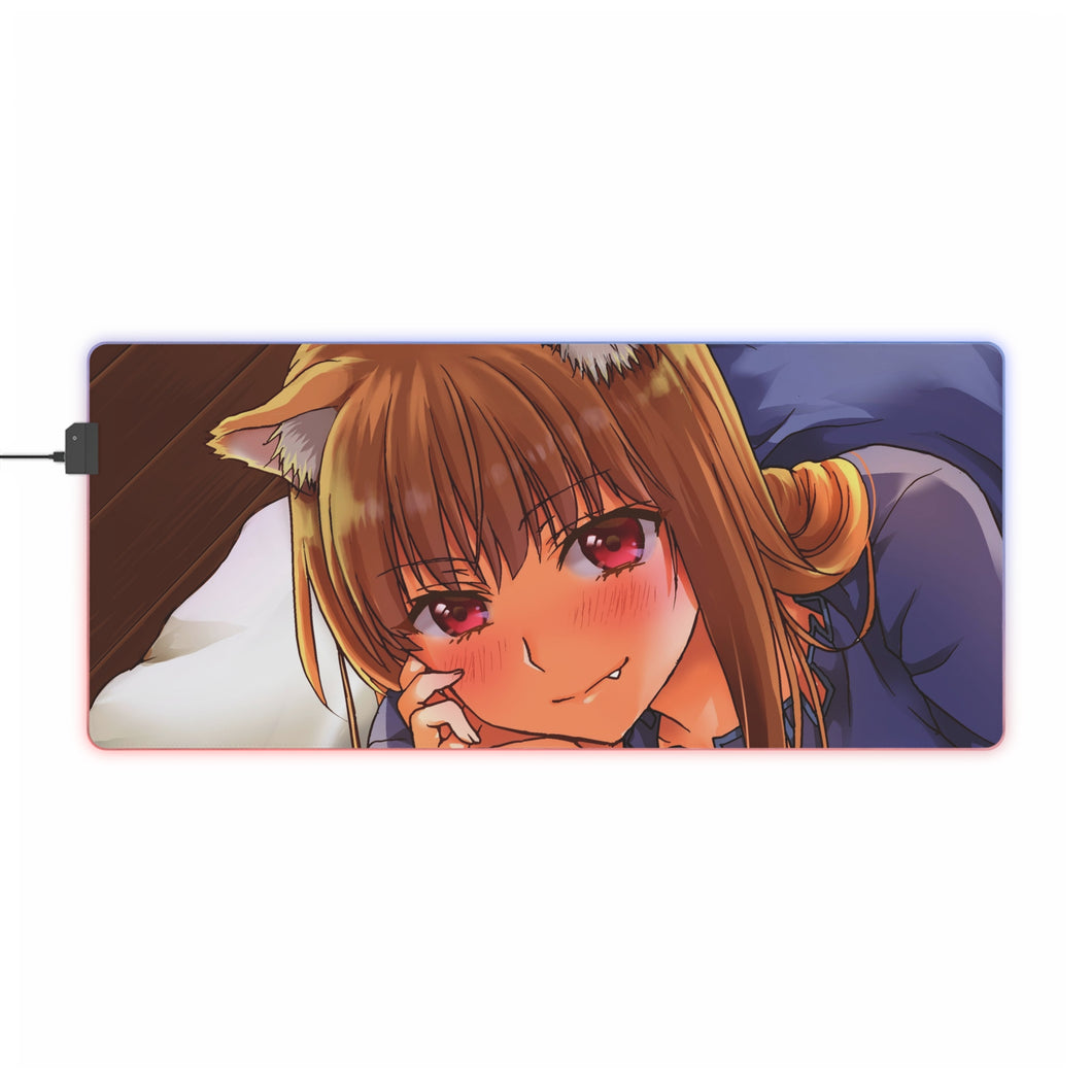Spice And Wolf RGB LED Mouse Pad (Desk Mat)