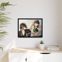 Load image into Gallery viewer, Hyakkimaru and Dororo Canvas Framed Art Print
