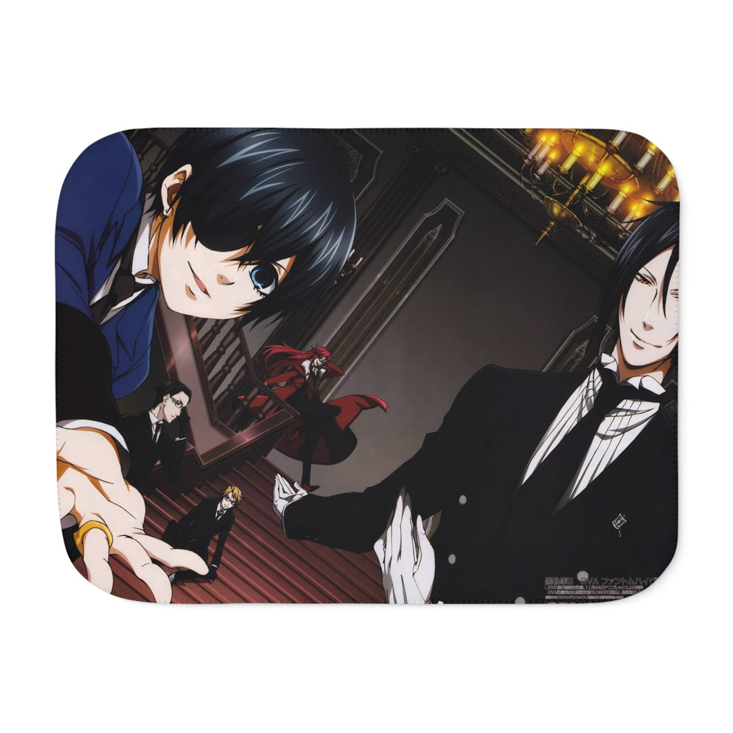 Black Butler Sherpa Blanket