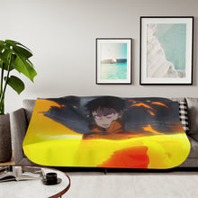 Load image into Gallery viewer, Shinra Kusababe Sherpa Blanket
