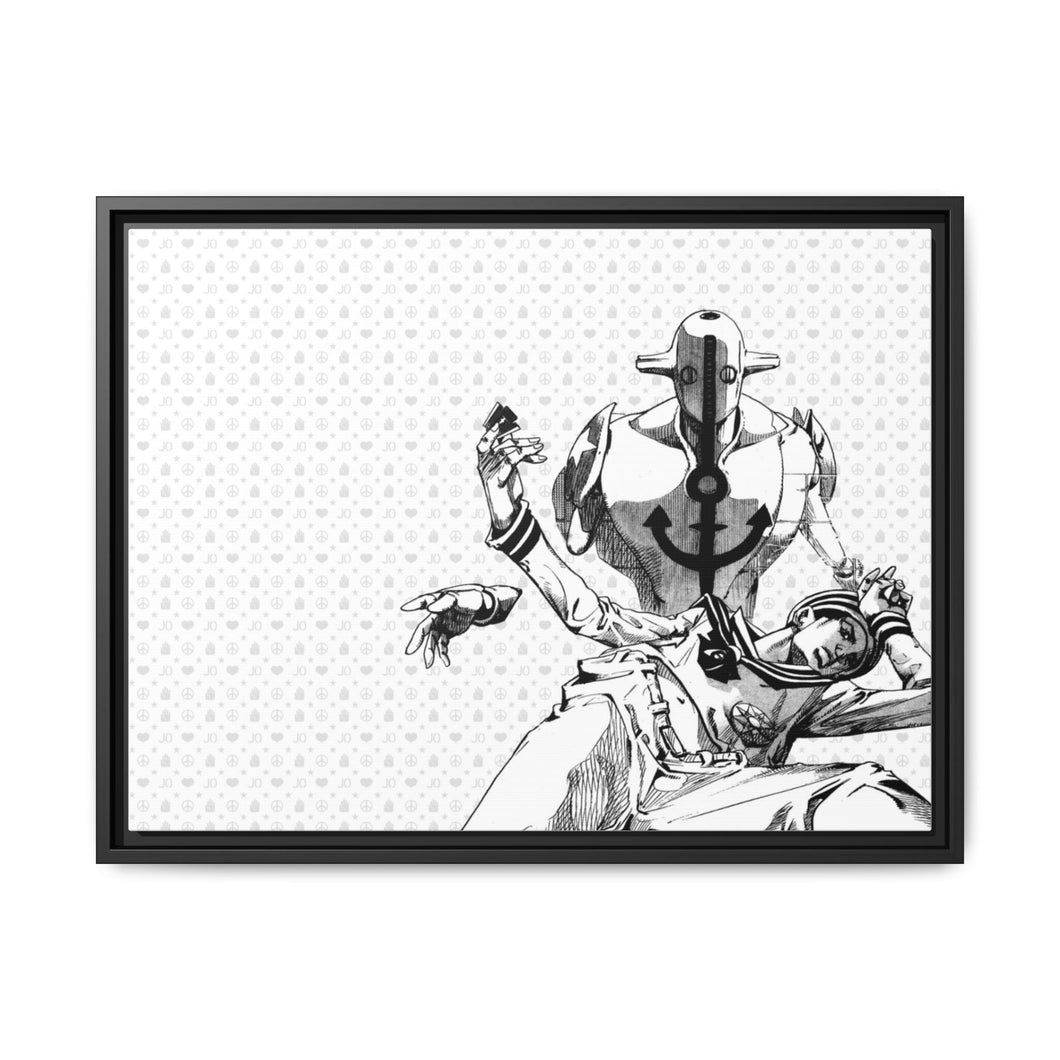 Anime Jojo's Bizarre Adventure Canvas Framed Art Print