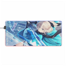 Load image into Gallery viewer, Fate/Grand Order Saber, Sakura Saber RGB LED Mouse Pad (Desk Mat)

