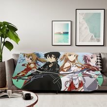 Load image into Gallery viewer, Silica,Kirito,Asuna and Lisbeth Sherpa Blanket
